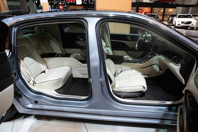 Lincoln shows off the Continental 80th Anniversary Coach Door Edition at the North American International Auto Show (NAIAS) at the Cobo Center on January 15, 2019 in Detroit. (Scott Olson/Getty Images/TNS)