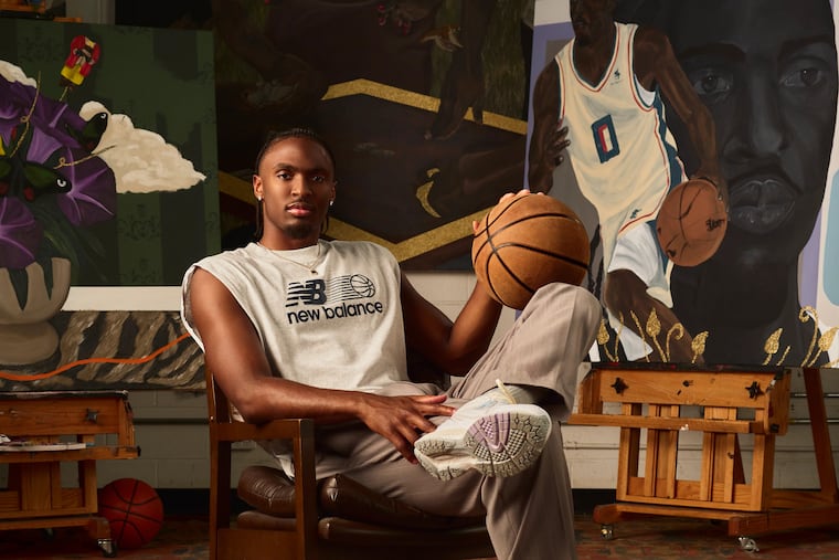 Sixers star Tyrese Maxey unveiled two New Balance sneaker colorways centered on his love of comic books.