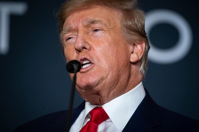 Former president Donald Trump.