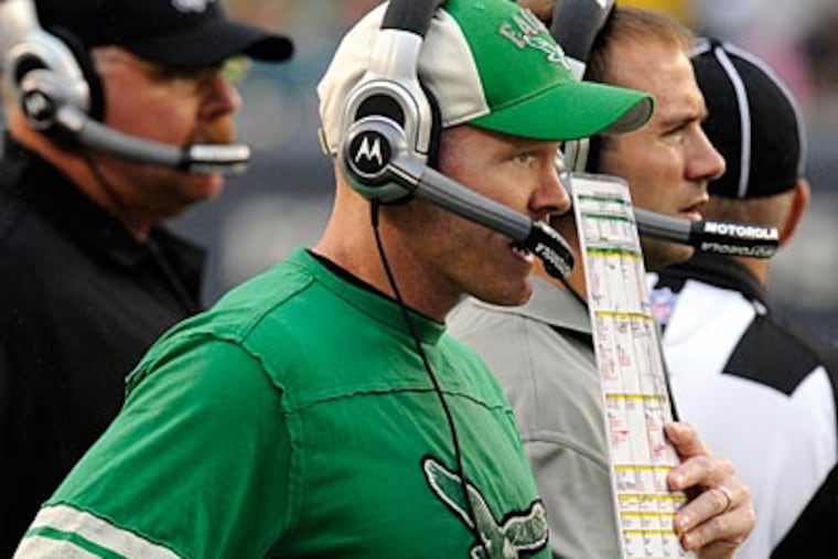 Sean McDermott served as the Eagles defensive coordinator for two seasons. (Miles Kennedy/AP file photo)
