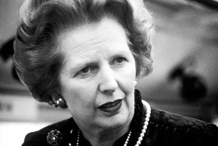 This is a 1969 file photo showing Margaret Thatcher. Ex-spokesman Tim Bell says that former British Prime Minister Margaret Thatcher has died. She was 87. Bell said the woman known to friends and foes as "the Iron Lady" passed away Monday morning, April 8, 2013. (AP Photo/File)
