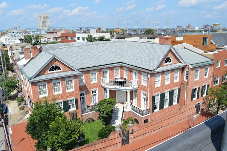 Located at 113-121 Bainbridge Street, this sprawling 7,000 square-foot property is unusual for the Queen Village neighborhood. It sits on fives lots and contains five bedrooms and five bathrooms.