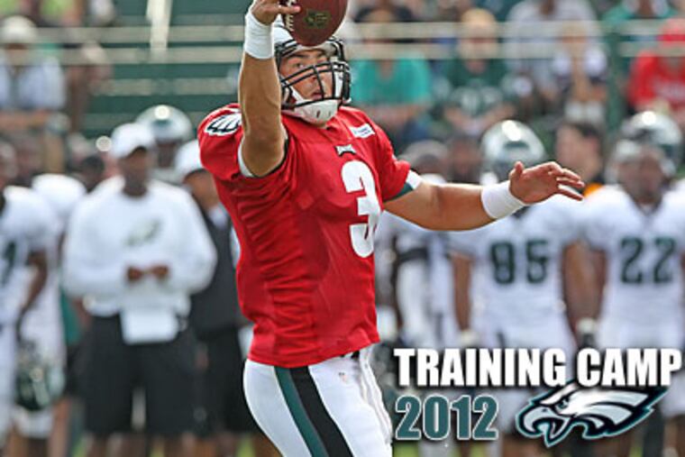 Mike Kafka has been hounded by arm-strength questions since before the 2010 draft. (Michael Bryant/Staff Photographer)