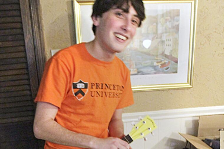 Jeremy Rothblat of Cherry Hill will spend nine months in Senegal through the Bridge Year program at Princeton University. (Elizabeth Robertson / Staff Photographer)