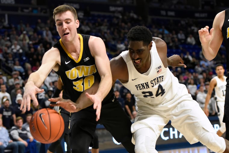 Iowa and Penn State will play at the Palestra in January.