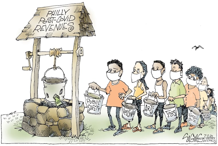 Philadelphia's budget wishing well.