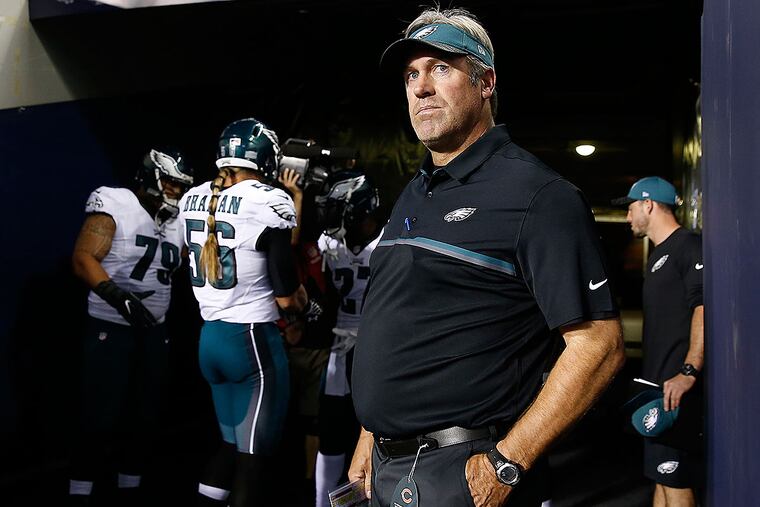 Eagles head coach Doug Pederson.