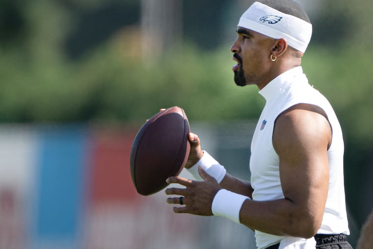 Quarterback Jalen Hurts is at the center of many of the biggest questions facing the Eagles in 2026.
