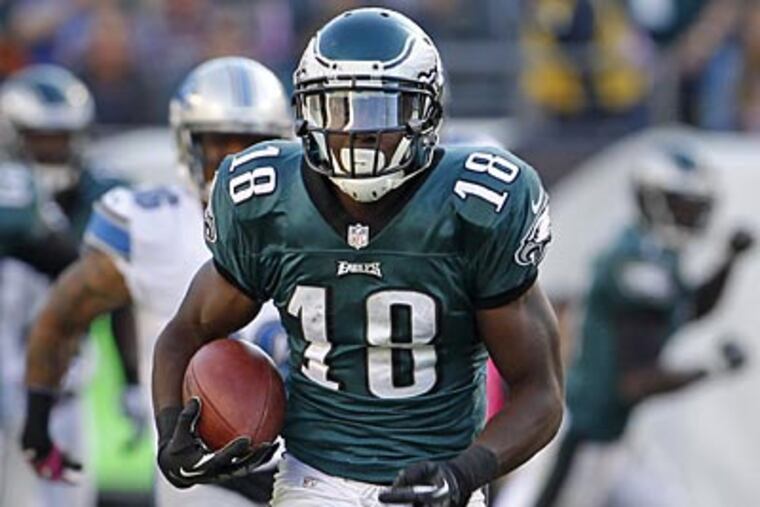 "I battled the hip injury, but I'm 100 percent fine now," Jeremy Maclin said. (Ron Cortes/Staff Photographer)