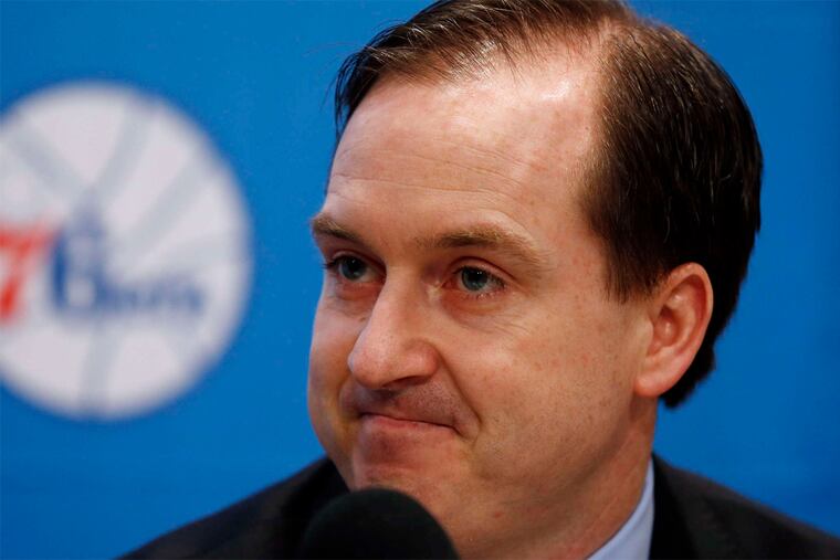 It's Year 3 of GM Sam Hinkie's 76ers rebuild, and by almost any measurement, the perception is the team is behind schedule.