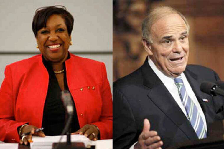 Superintendent Arlene Ackerman and Governor Ed Rendell are slated to tout the results of the district's achievement Friday at Lincoln High School.