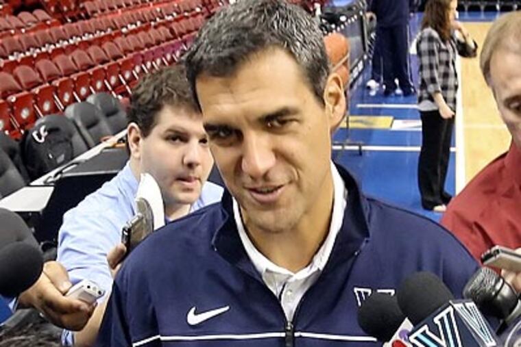 Villanova is playing seven regular-season games at the Wells Fargo Center this season. (Steven M. Falk/Staff file photo)