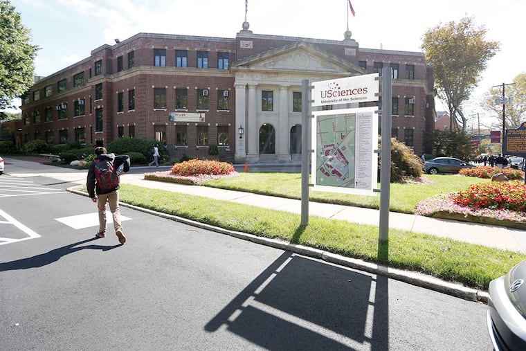 The University of the Sciences ranked No. 1 in the region, with a median income of $82,203 after loan payments, in the new College Scorecard database. (DAVID SWANSON/Staff Photographer)