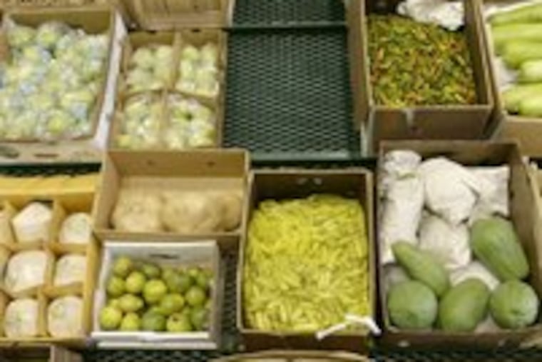 Exotic fruits and vegetables that are available at John Vena Inc.