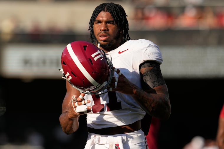 Alabama linebacker Jihaad Campbell during a game against Vanderbilt on Oct. 5.