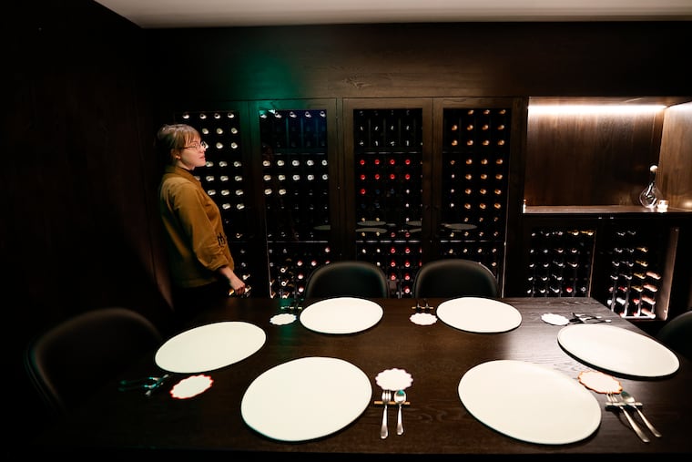 At Provenance restaurant, sommelier Alexandra Nord is shown in its wine cellar with special-order bottles in October 2024.