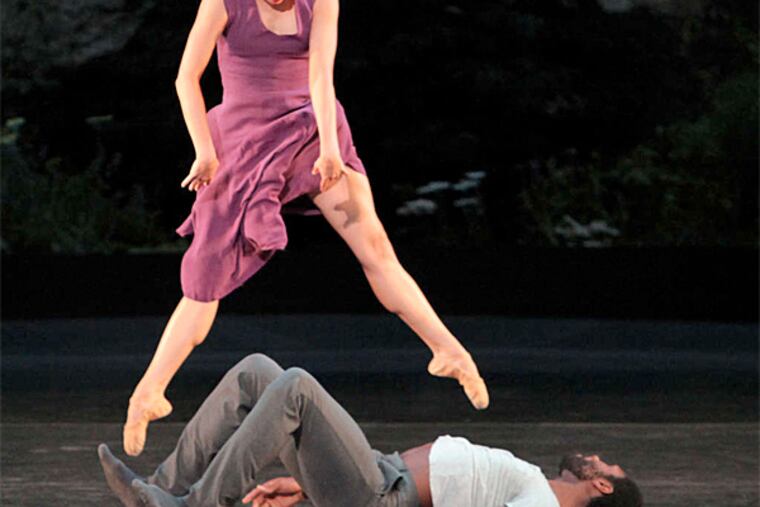 Allison Walsh and William Cannon in Matthew Neenan's "Switch Phase" at the Vail International Dance Festival in 2012. (Erin Baiano)