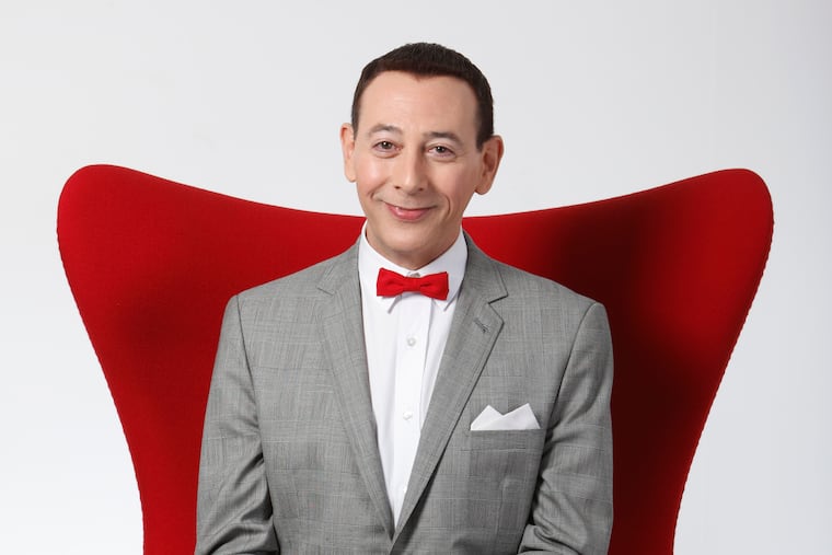 FILE - Actor Paul Reubens portraying Pee-wee Herman poses for a portrait while promoting "The Pee-wee Herman Show" live stage play, Monday, Dec. 7, 2009, in Los Angeles. Reubens died Sunday night after a six-year struggle with cancer that he did not make public, his publicist said in a statement. (AP Photo/Danny Moloshok, File)