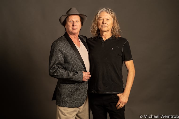 Adrian Belew and Jerry Harrison. The duo will bring the “Remain in Light 2023 U.S. Tour” to the Keswick Theatre, on March 7 at 7:30 p.m.