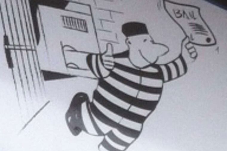 This is one of several bail bond businesses in Mount Holly's downtown. New ones won't be allowed to open under an ordinance passed this week. (Jan Hefler/Staff)