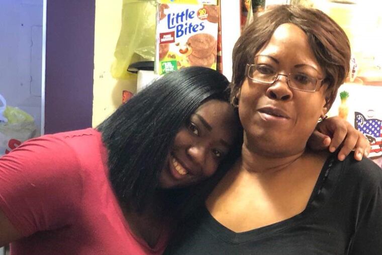 Anjania Patterson and her mother, Denise Johnson, are shown in a family photo. Patterson's body was found in the Delaware River in Philadelphia on Thursday, July 4, 2019.