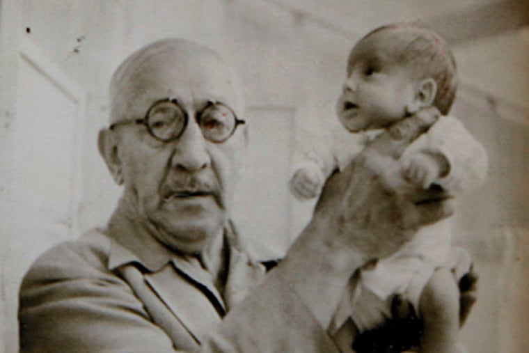 Martin Couney holds Beth Allen at Coney Island. He said his goal was "the proper care of preemies, who in other times were allowed to die."