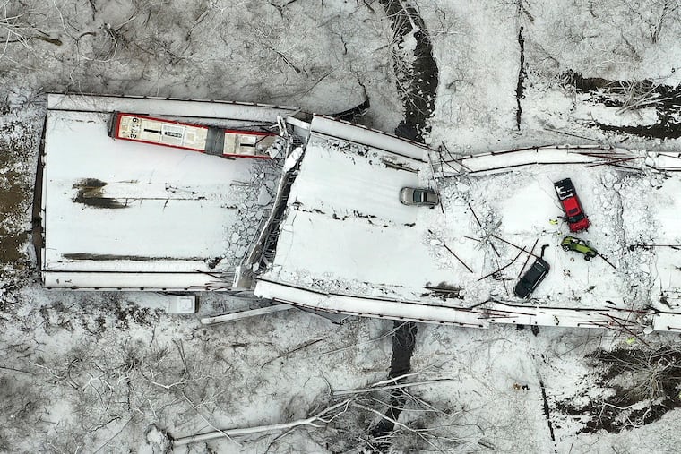 Pittsburgh's Fern Hollow Bridge collapsed on Jan. 28, injuring 10 people.