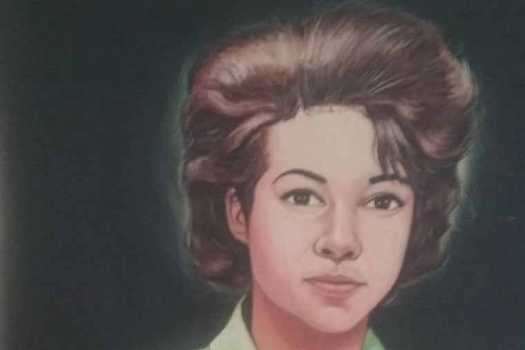 Cynthia Jane Heppinstall, in a family portrait.