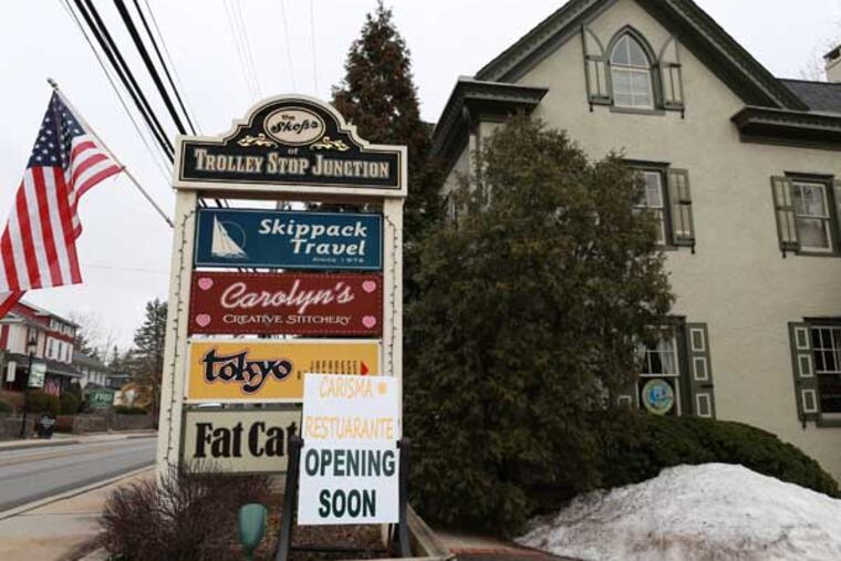 Skippack Village, Wednesday March 19, 2014. ( DAVID SWANSON / Staff Photographer )