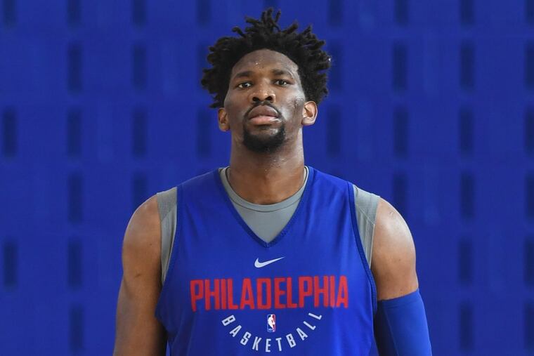 Sitting more during early-season games is not sitting well with Joel Embiid.