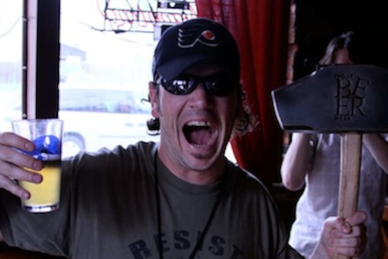 Michael Lawrence of Bridesburg, the director of the movie “Beeradelphia.”