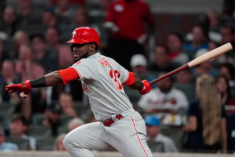 The Philadelphia Phillies’ Odúbel Herrera, seen playing in 2021.