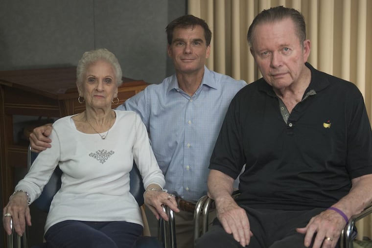 Physician Jason Karlawish with Ethel and Bill Lyon.