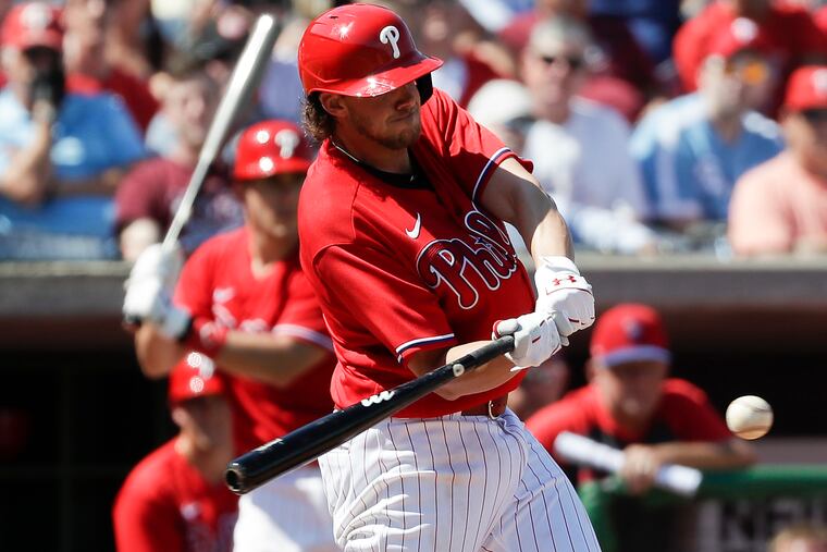 You wouldn't know it from his .077 career batting average, but Phillies pitcher Aaron Nola said he enjoys hitting.
