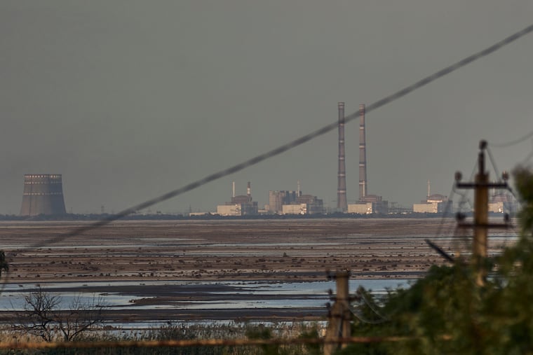 The Zaporizhzhia Nuclear Power Plant, Europe's largest, is seen in Energodar, Russian-occupied Ukraine.