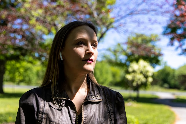 Composer Ellen Reid in Fairmount Park.