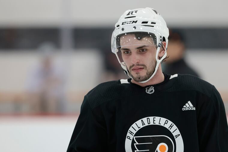 Alexander Tertyshny, the son of former Flyer Dmitri Tertyshny, was a development camp invite of the Flyers.