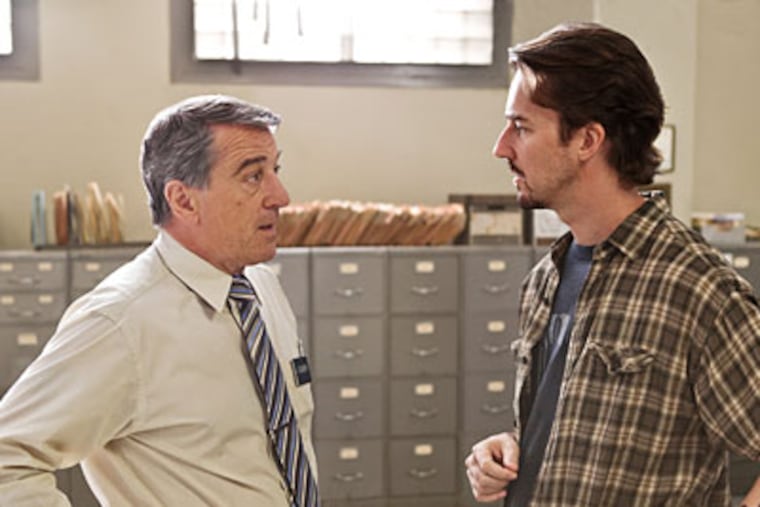 Robert De Niro and Edward Norton are mesmerizing in "Stone."