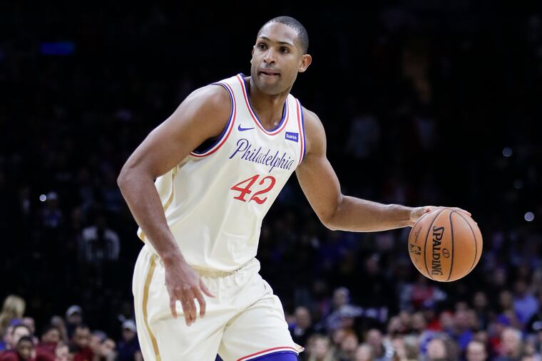 Sixers center Al Horford will miss his second consecutive game.