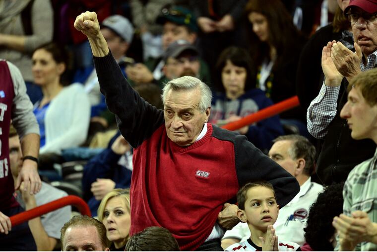 Philip E. Martelli, father of the St. Joseph's basketball coach.