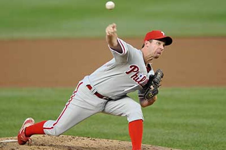 Roy Oswalt started Saturday night's game after originally being slated to start Friday. (Nick Wass/AP)