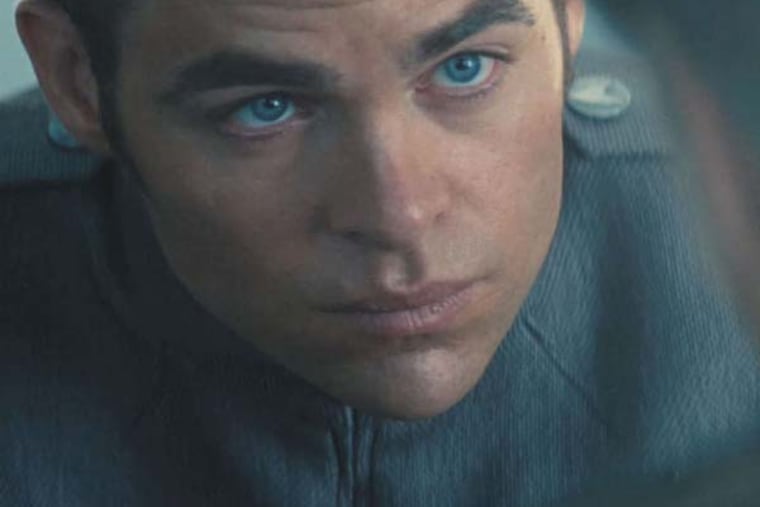 Chris Pine, from “Star Trek Into Darkness,”