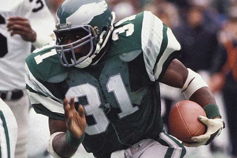Former Eagles running back Wilbert Montgomery.