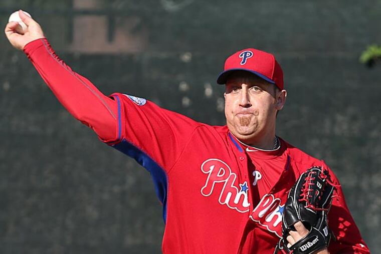 Aaron Harang. (David Maialetti/Staff Photographer)