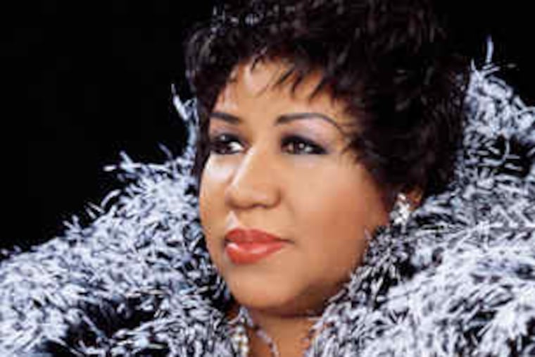 Aretha (above) will do the singing, Rice (below) will take care of the piano.