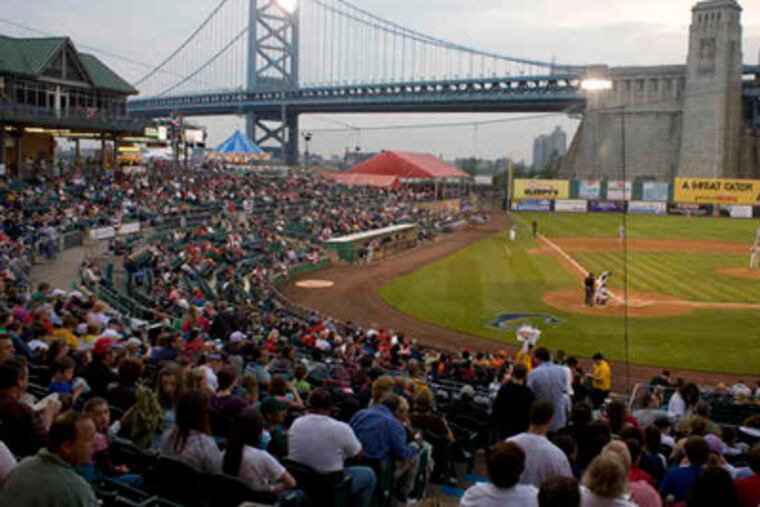 Among this Campbell's Field crowd at this year's Riversharks home opener were the peanut-sensitive folks in Suite 319.
