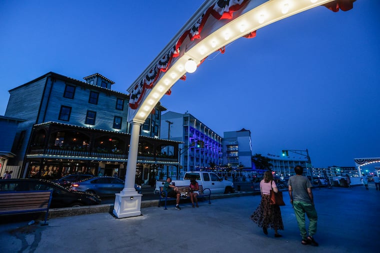 The Cape May Promenade. The city has banned minors from beaches after 8 p.m. and other public areas after 10:30 p.m., following similar curfews up and down the Shore.