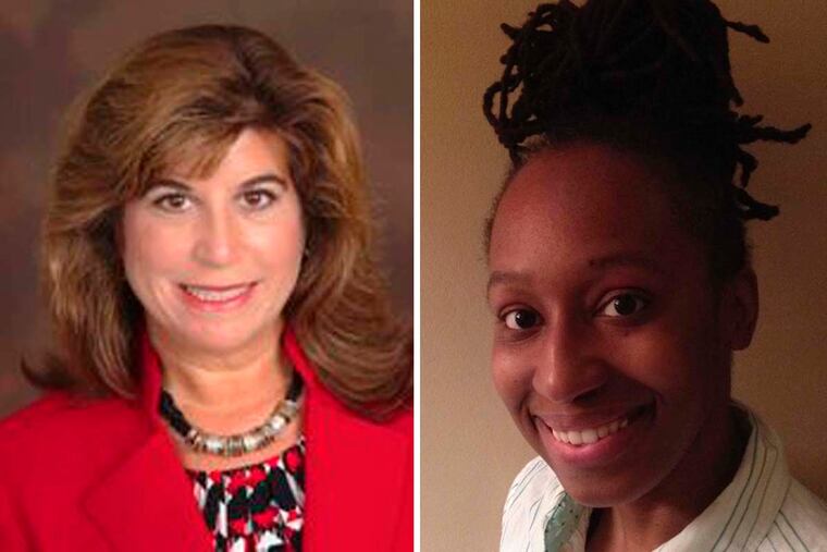 Denise Lindsay (left) and Luanda Morris.