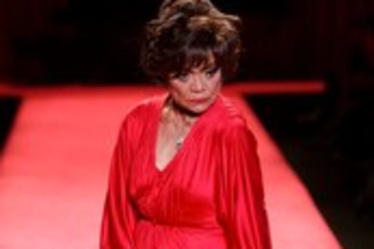 Eartha Kitt went through her signature songs as part of the event honoring Gov. Rendell.