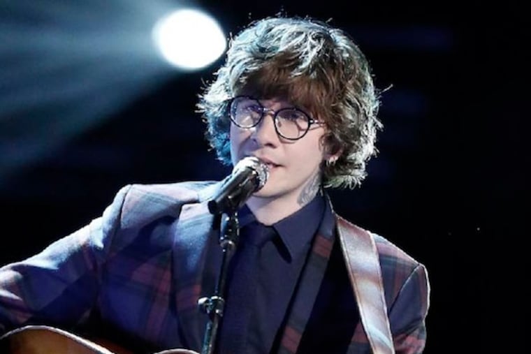 Matt McAndrew, who gave up his day jobs at Trader Joe's and Bach to Rock to compete, had the No. 1 tune on iTunes. (NBC)